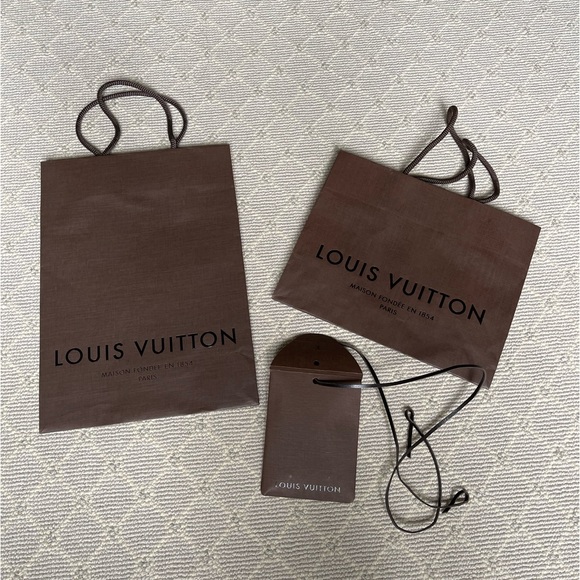 2 - LOUIS VUITTON - Shopping Bag - Gift Bag - Authentic plus Envelope - Picture 2 of 7